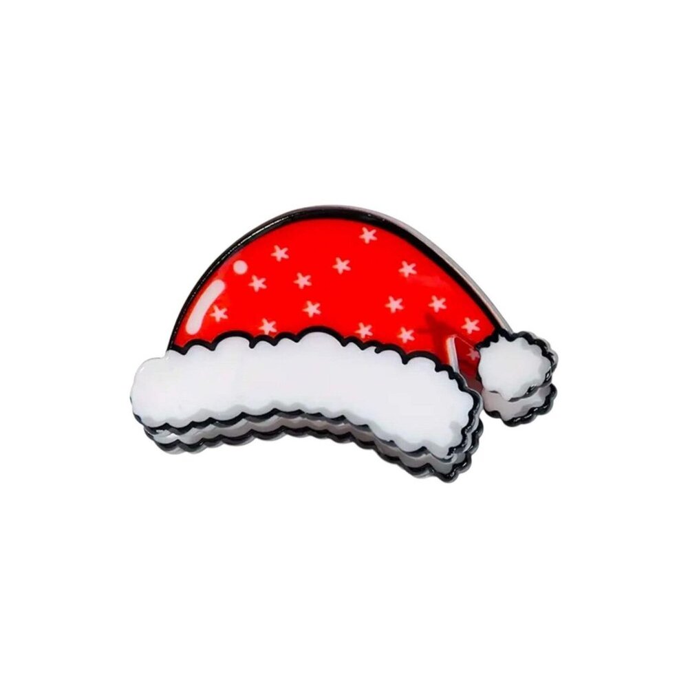 CARTOON SANTA HAT CLAW CLIP